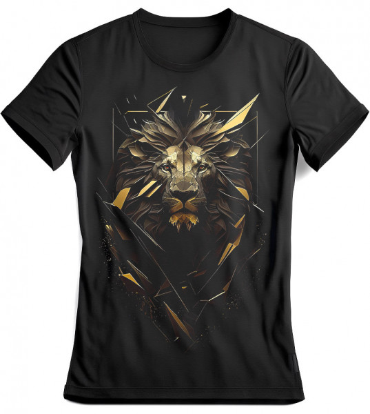 T-shirt Polygon Lion