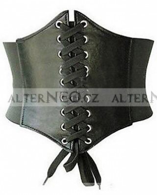 Steampunk gothic belt underbust lacing corset