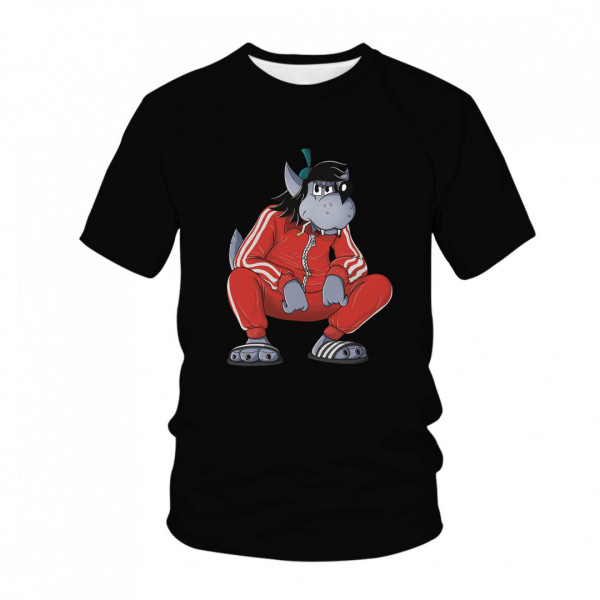 T-shirt Vlk Jen Počkej bavlna
