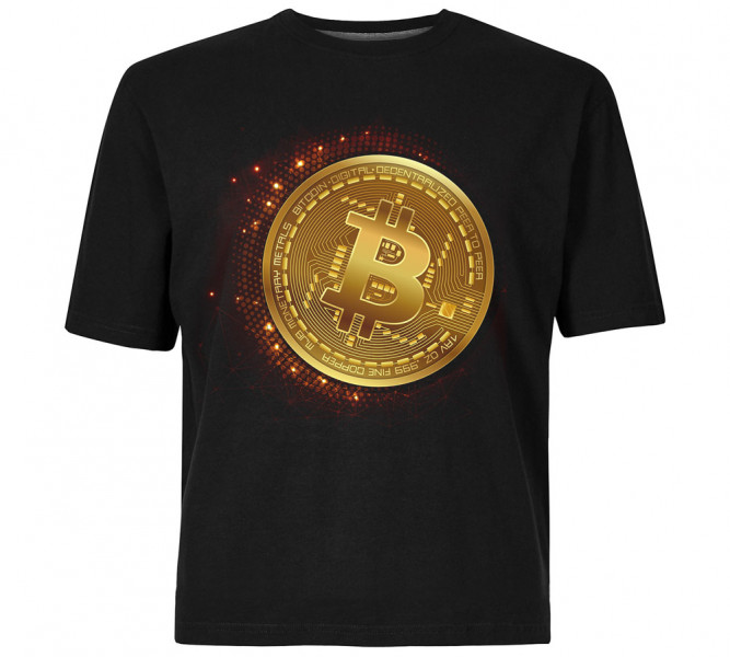 T-shirt Bitcoin bavlna
