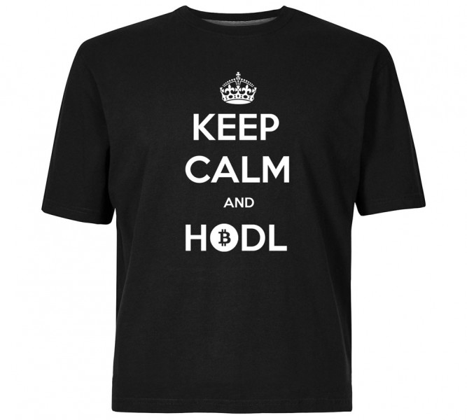 T-shirt Bitcoin Hodl bavlna